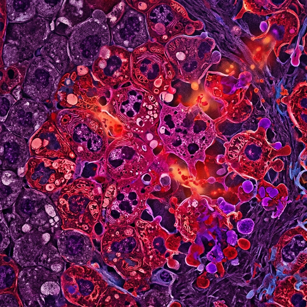 A close up of a scientific illustration or medical display showing a healthy human liver next to a damaged one