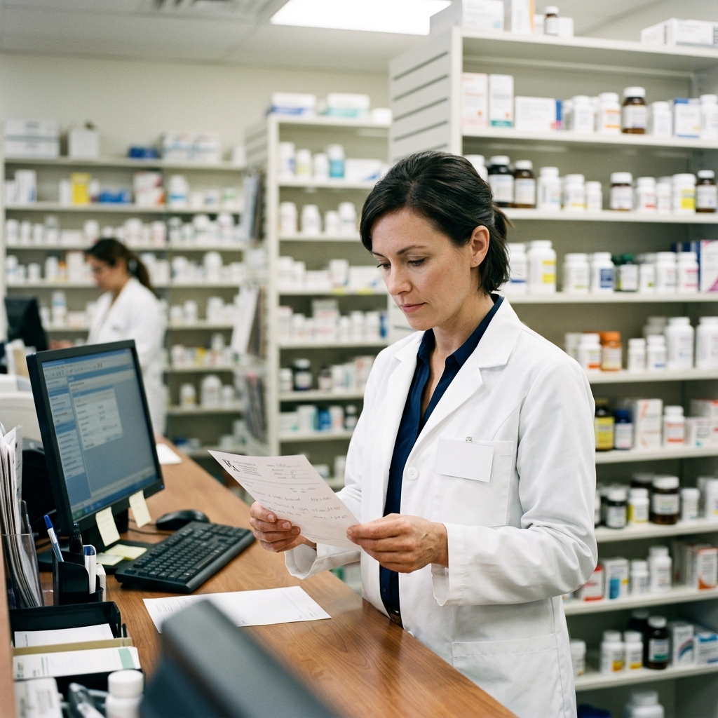 Canadian legal office desk showing Controlled Substances Act file, prescription bottle and stethoscope — illustrating steroid law in Canada