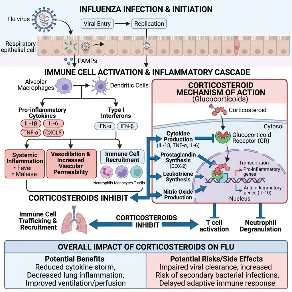 Do Steroids Help With the Flu? Medical Evidence Explained