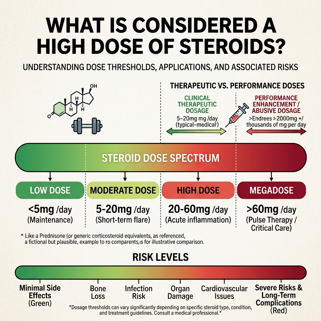What Is Considered a High Dose of Steroids? Dosing Breakdown
