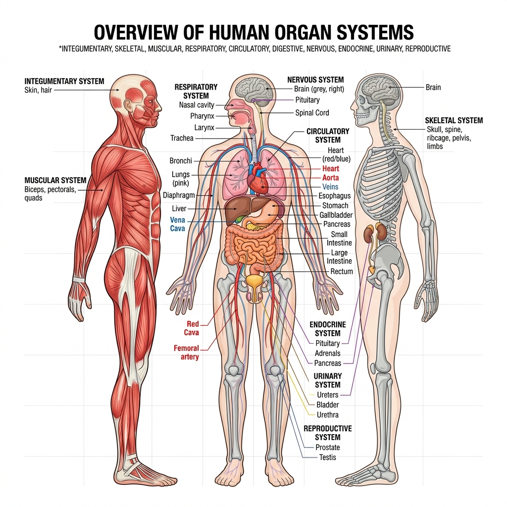 split-screen visual or doctor analyzing a patient's liver and kidney scans on a futuristic medical display
