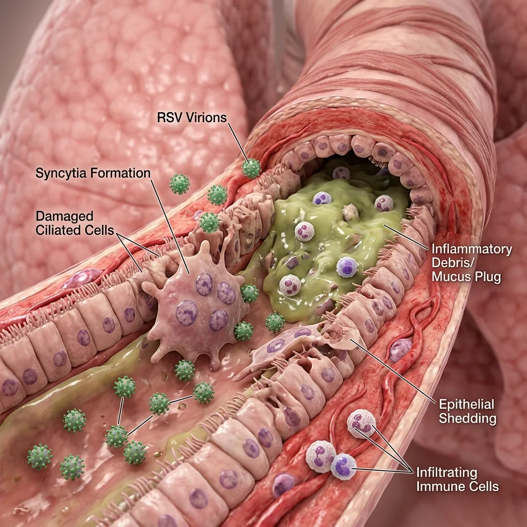 RSV virus lung airway inflammation scientific model